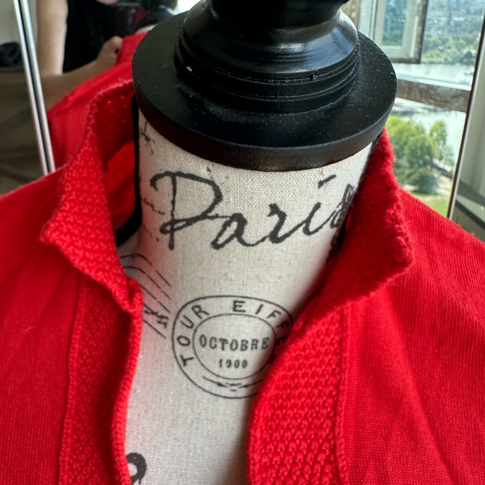 ❤️ Merino Wool Tory Burch Orange Tunic Sweater ❤️. Iconic - Picture 5 of 15